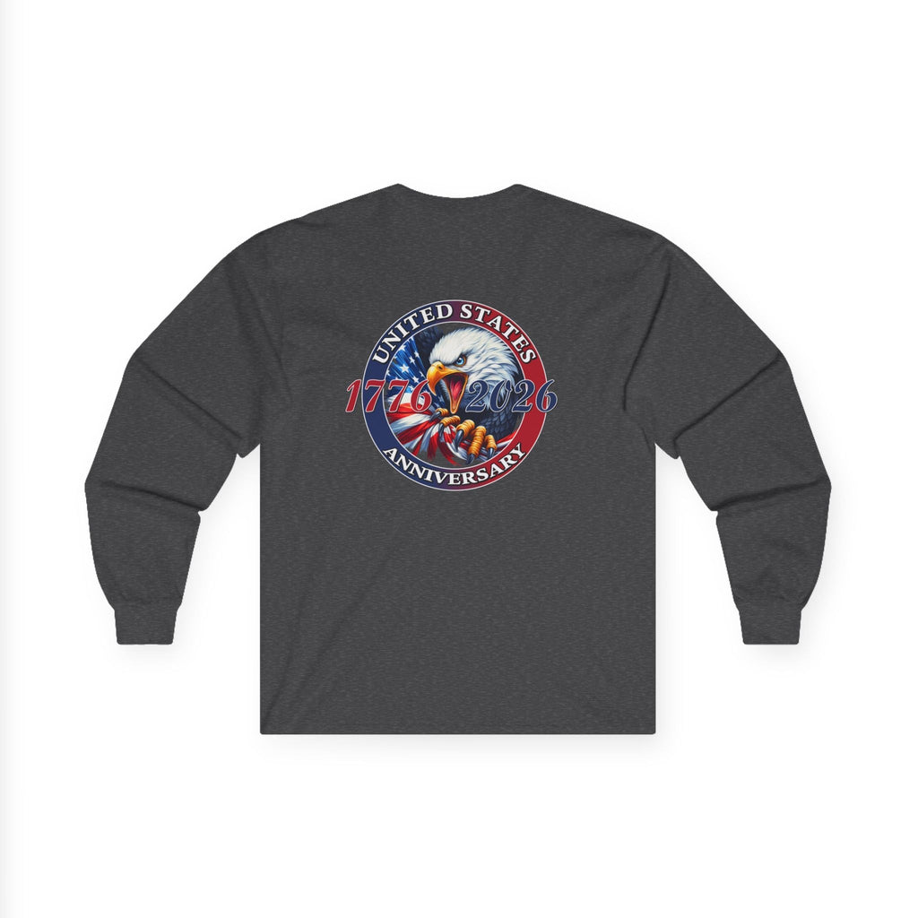 America 250th Anniversary Patriotic Long Sleeve T-Shirt – 1776–2026 Edition