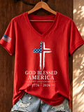 Women's America 1776-2026 Freedom Print T-shirt