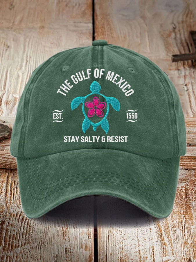 Gulf Of Mexico Print Baseball Cap