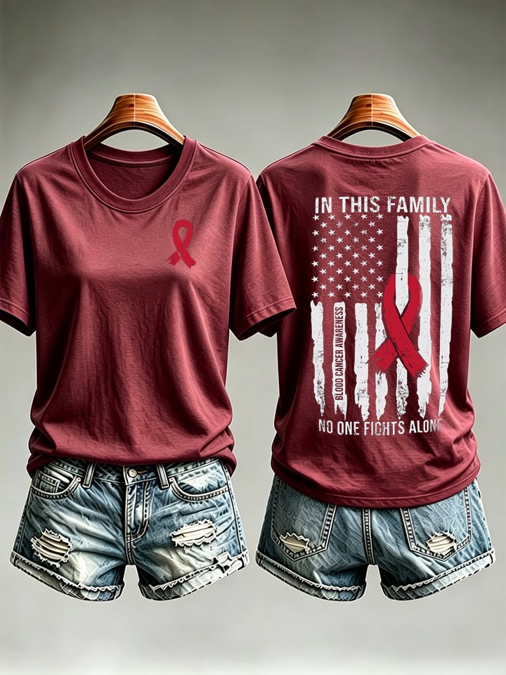 Women's Blood Cancer Awareness Shirt