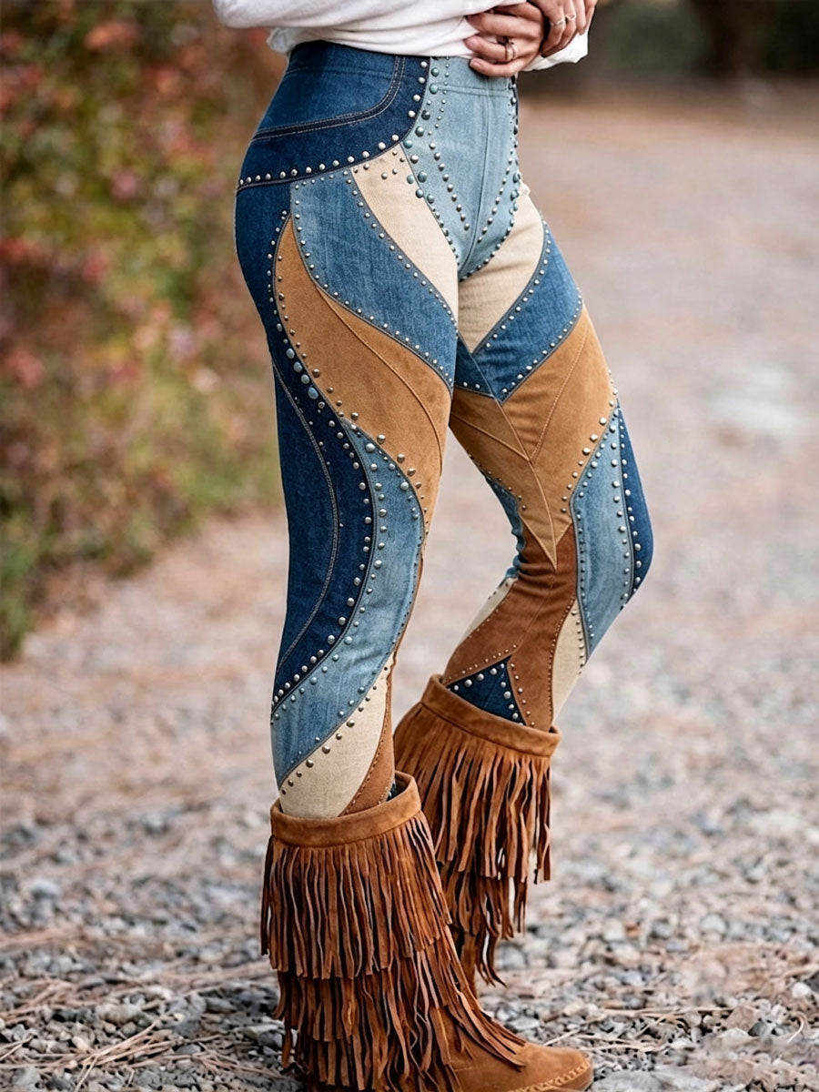 Women'S Western Style Print Leggings
