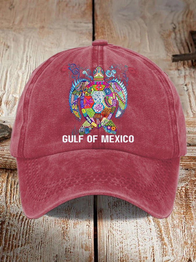Unisex Gulf Of Mexico Print Hat