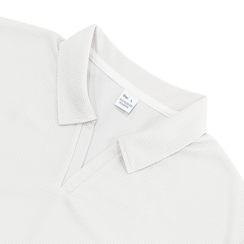 Men's Polo Tops Short Sleeve, V Neck Summer T Shirts