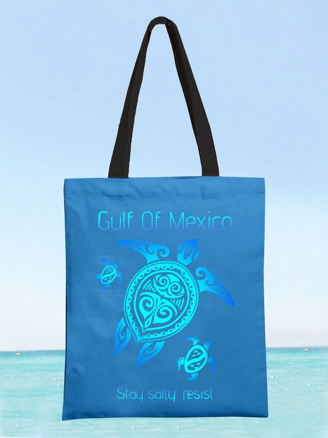 Unisex Gulf Of Mexico Casual Canvas Bag