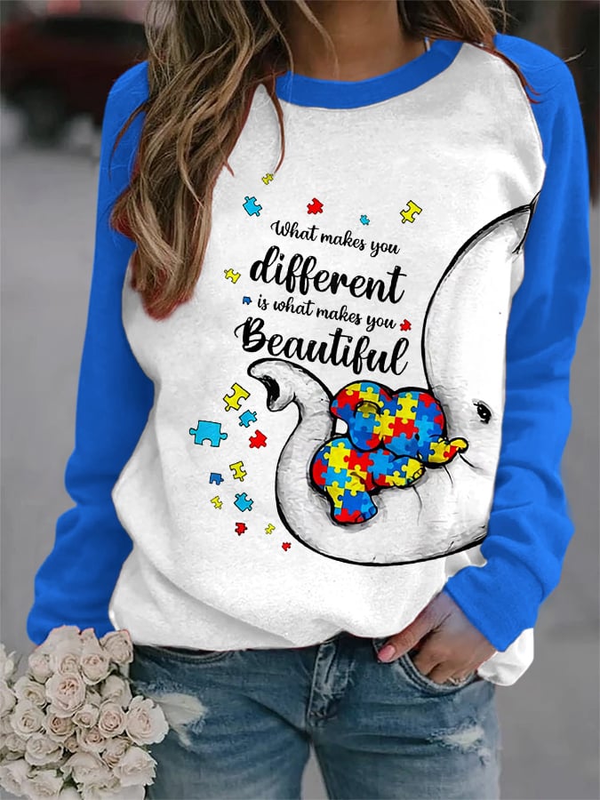 Women's What Makes You Different Is What Makes You Beautiful Sweatshirt
