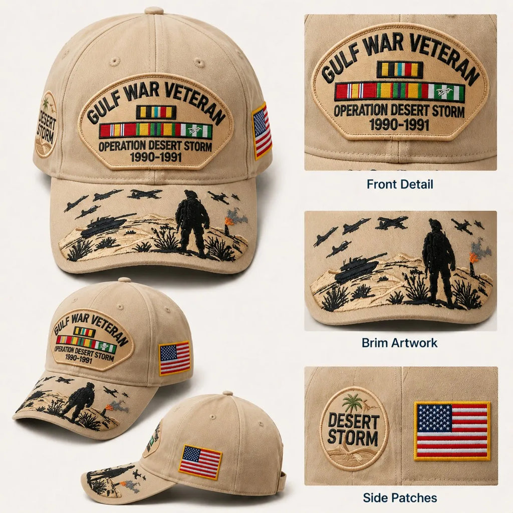 🎁🇺🇸 Last Day Promo: 49% OFF 🎖️ - Gulf War Veteran Tribute Cap