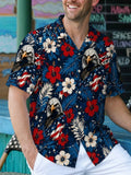 Men's Vacation U.S. 250th Anniversary Linen Short-Sleeve Shirt
