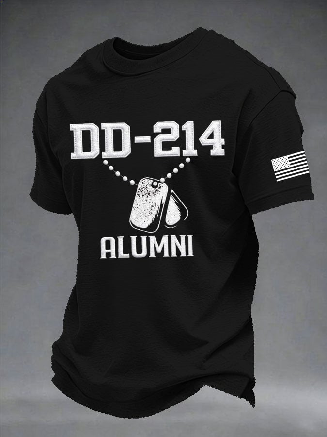 Men's Retro Print Short-Sleeve T-Shirt