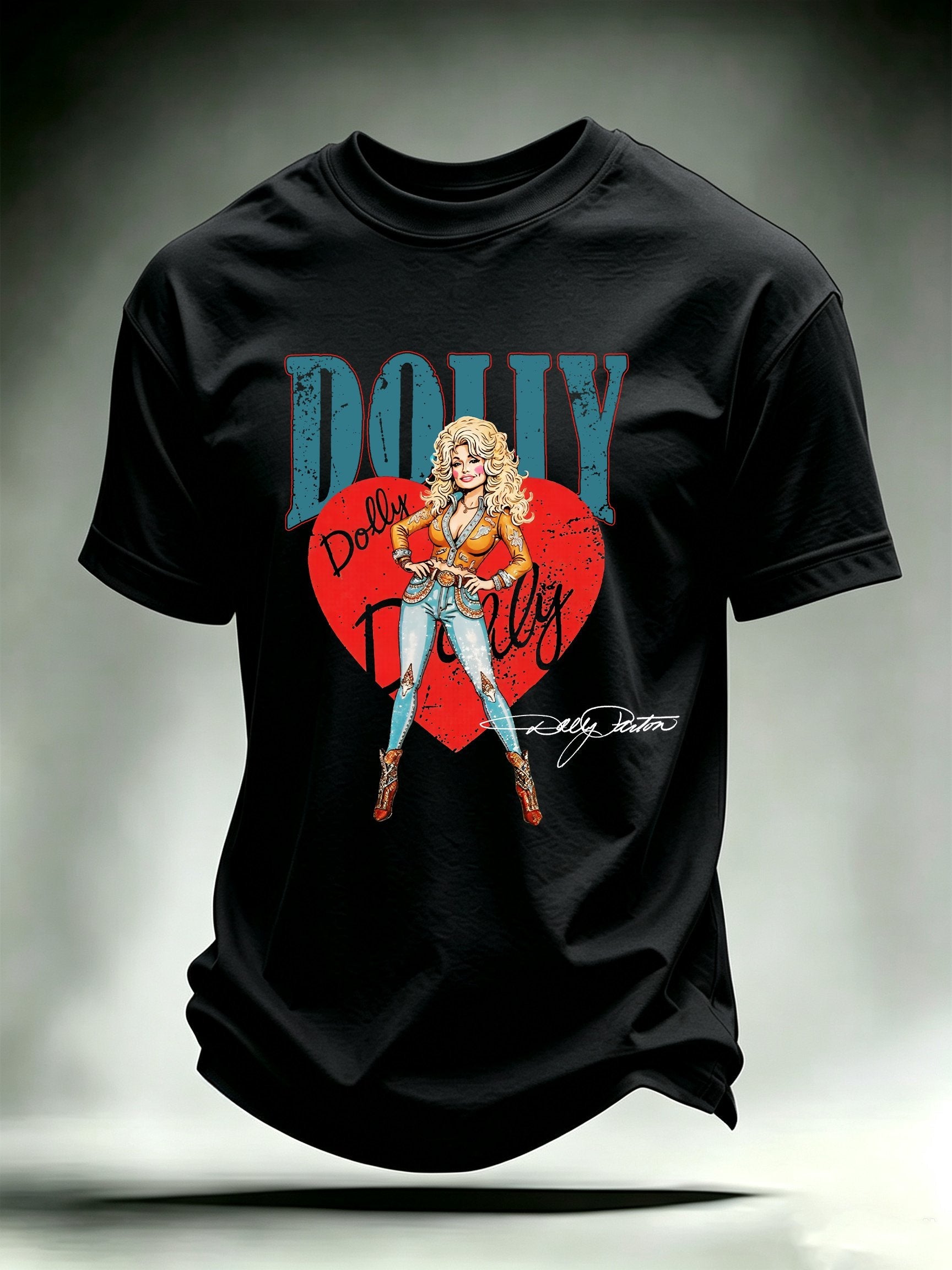 Men's Vintage Country Music Tribute Parton Tour T-Shirt