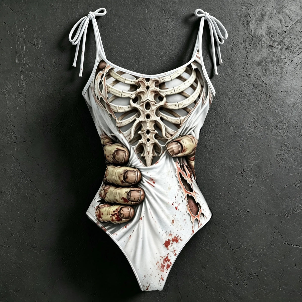 Women's Halloween Zombie Hug Skull 3d Print Hoodie Two-piece Set