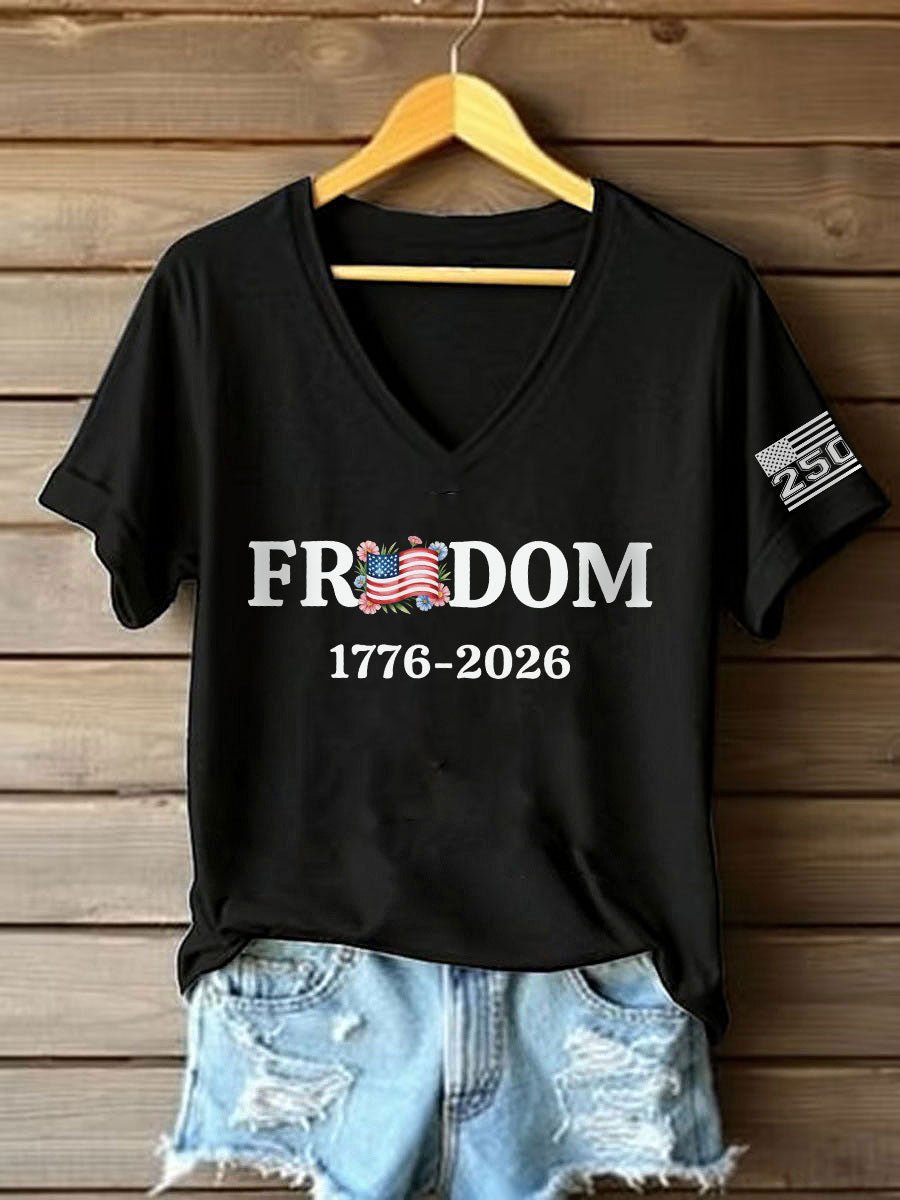 Retro 250th Anniversary Print T-Shirt