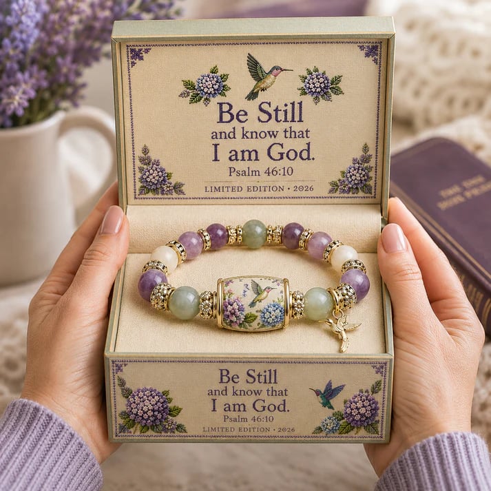💜 Hummingbird Garden Faith Bracelet 🌸 | 2026 Limited Edition Bracelet