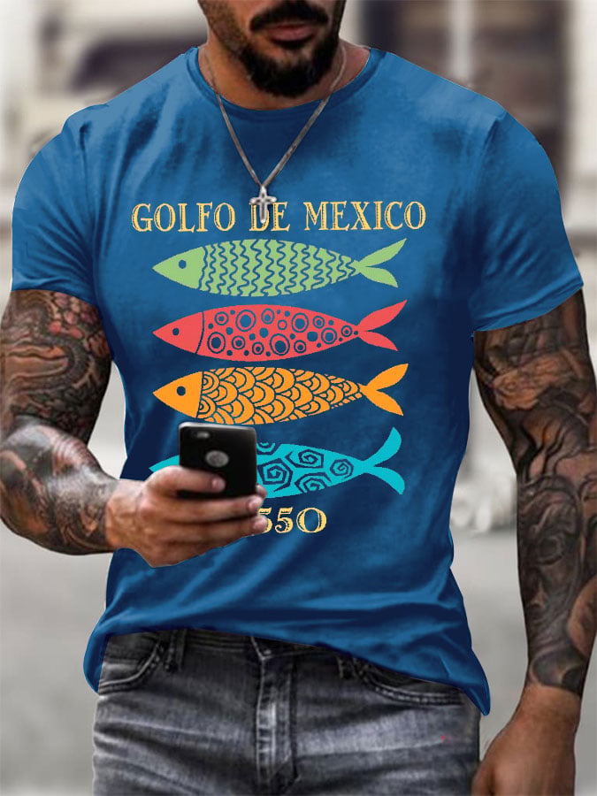 Men's Gulf Of Mexico Print T-Shirt
