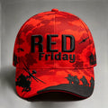 Red Friday Retro Casual Printed Hat