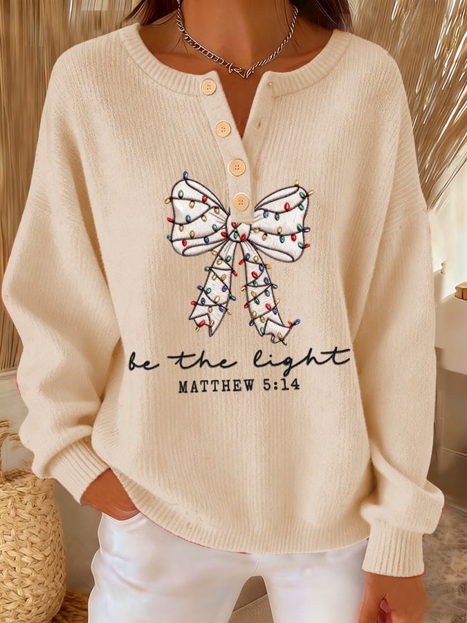 Women's Casual Wear Becomes A Button-Down Sweatshirt