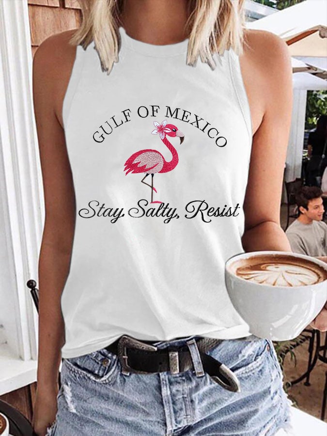 Women's Gulf Of Mexico Print Tank Top