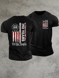 1776-2026 250 Years We The People  Pattern 100% Cotton T-Shirt