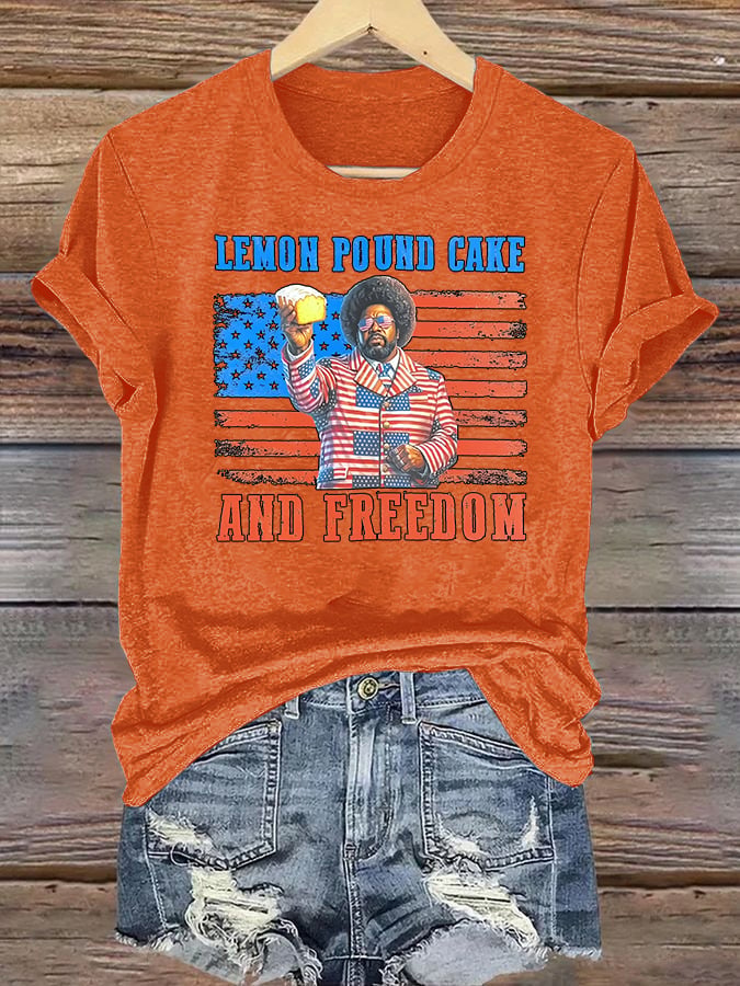 Women's   Lemon Pound Cake  Printed T-Shirt