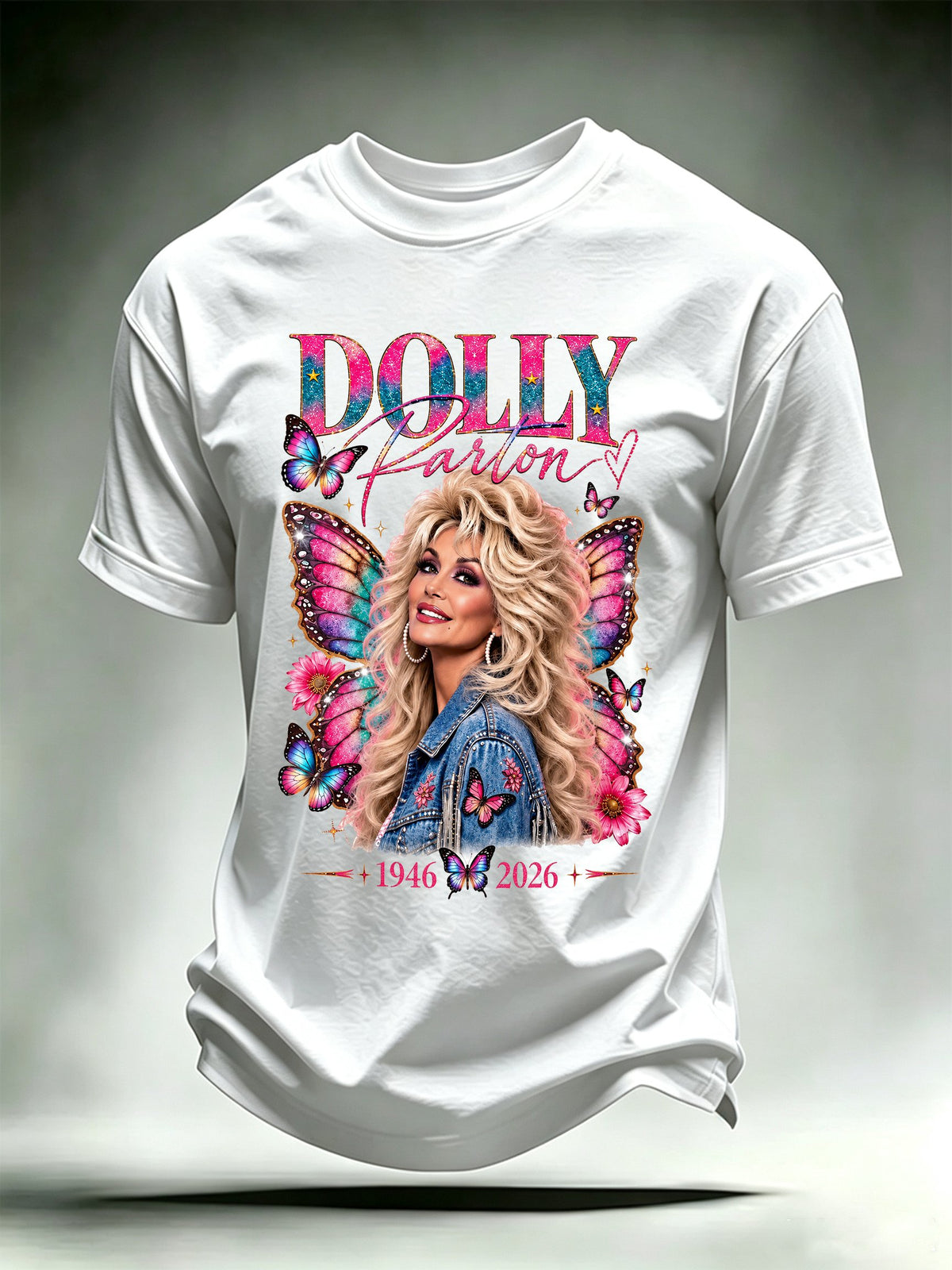 Men's Vintage Country Music Tribute Parton Tour T-Shirt