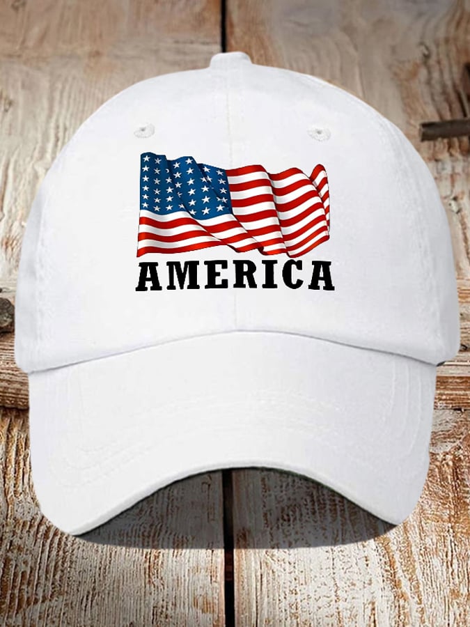 Retro I Identify As An American Print Baseball Cap