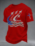 Men's America 250 Years 1776-2026 Printed T-Shirt