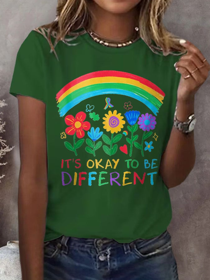 Women's Autism Print T-Shirt