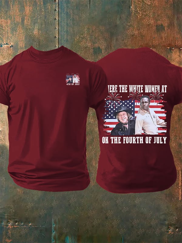 Men's ON THE FOURTH OF JULY Print T-Shirt