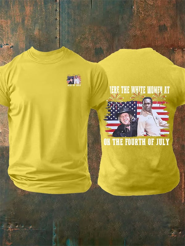 Men's ON THE FOURTH OF JULY Print T-Shirt