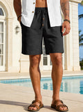Men's Lightweight Loose-Fit Linen Shorts