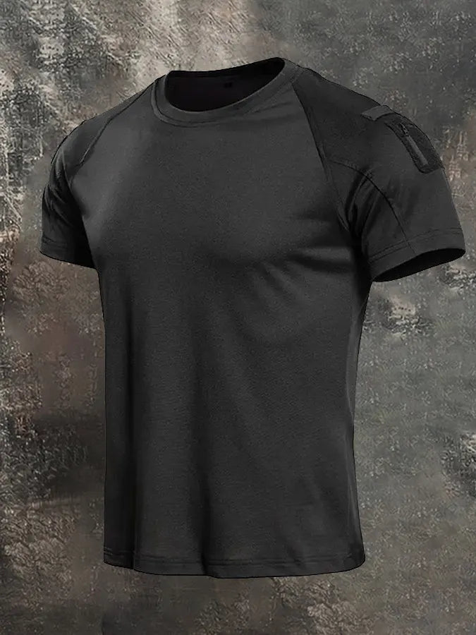 Men's Tactical T-Shirts Short Sleeve Raglan