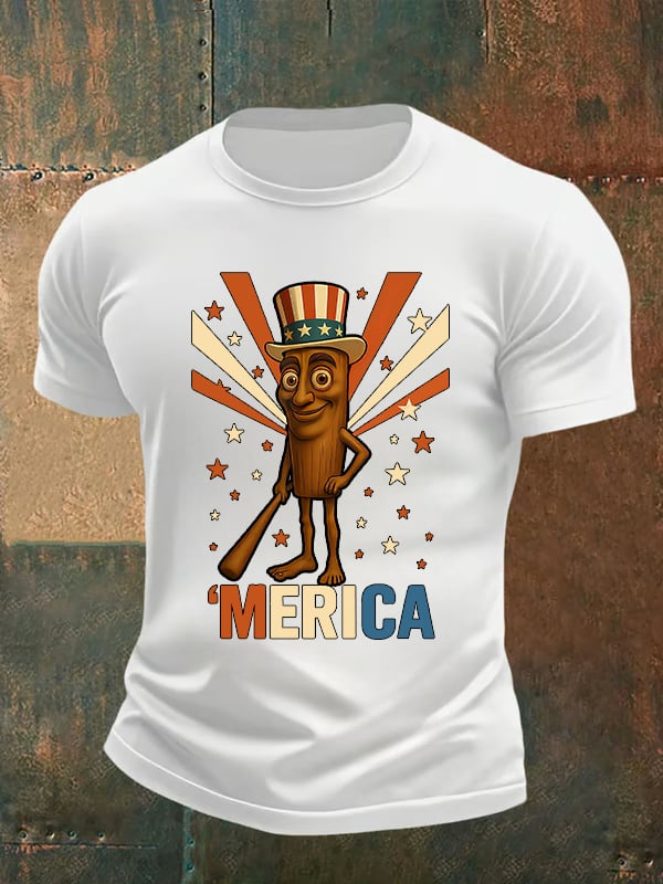 Men's MERICA Print T-Shirt