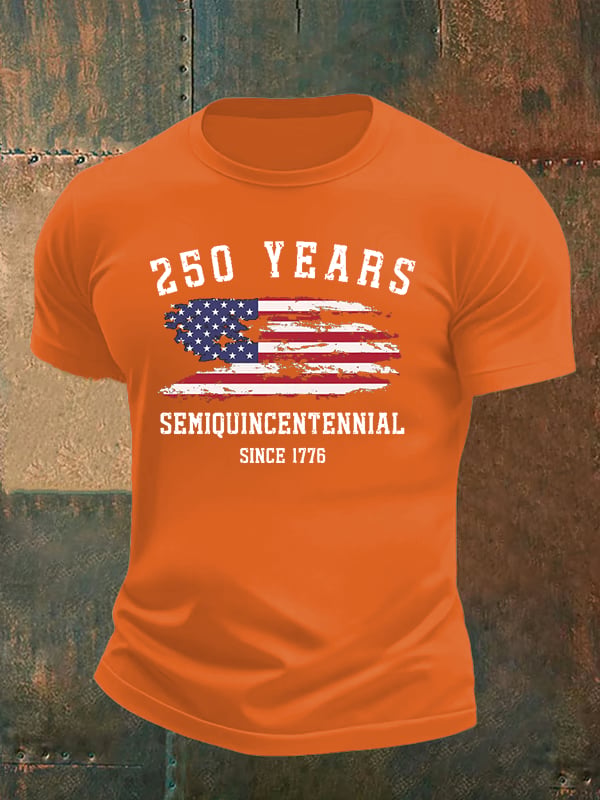 Men's 250 Years Semiquincentennial Since 1776 T-Shirt
