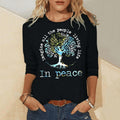 Women's Imagine All People Living On The Tree Of Life Long Sleeve T-Shirt