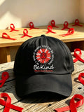Unisex Blood Cancer Red Ribbon Health Awareness Printed Baseball Cap