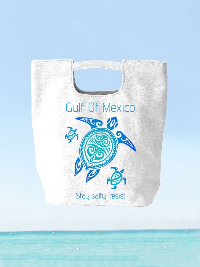 Gulf Of Mexico Print Tote Bag