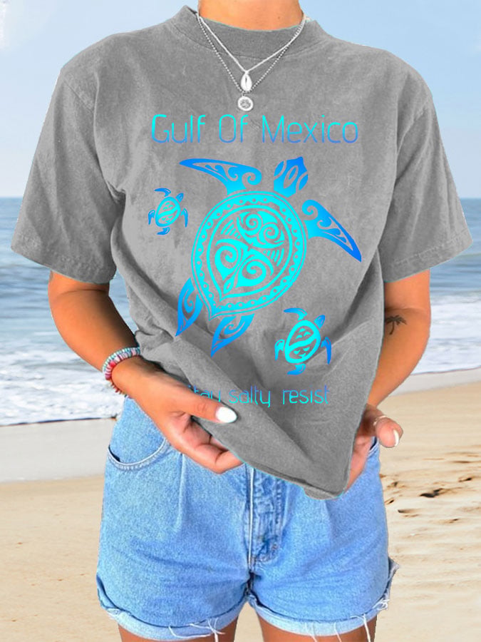 Women's Gulf Of Mexico Print T-Shirt