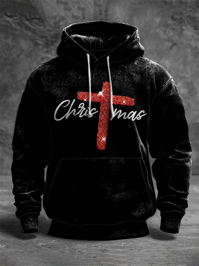 Men's Merry Christmas Printed Sweatshirt