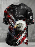 Men's 250 Independence Day Print T-shirt
