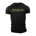 Men's SPARTAN GOLD Crew Neck Cotton Short-Sleeve T-Shirt