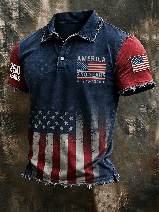 Men's One Nation Under God Cross Wings Men'S All Over Print Casual Polo Shirt