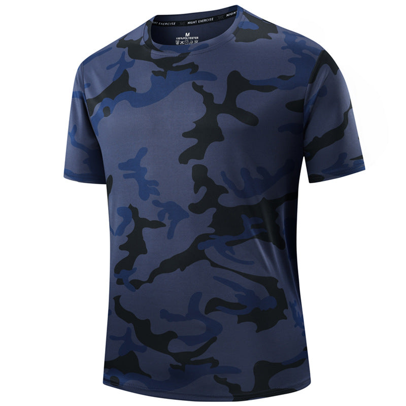 Men's Camouflage Quick-Dry Breathable Outdoor Short-Sleeve Shirt