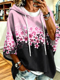 Women's Breast Cancer Print Hoodie