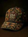 Unisex Casual Hat With A 250th Anniversary Of The United States Commemorative Print.