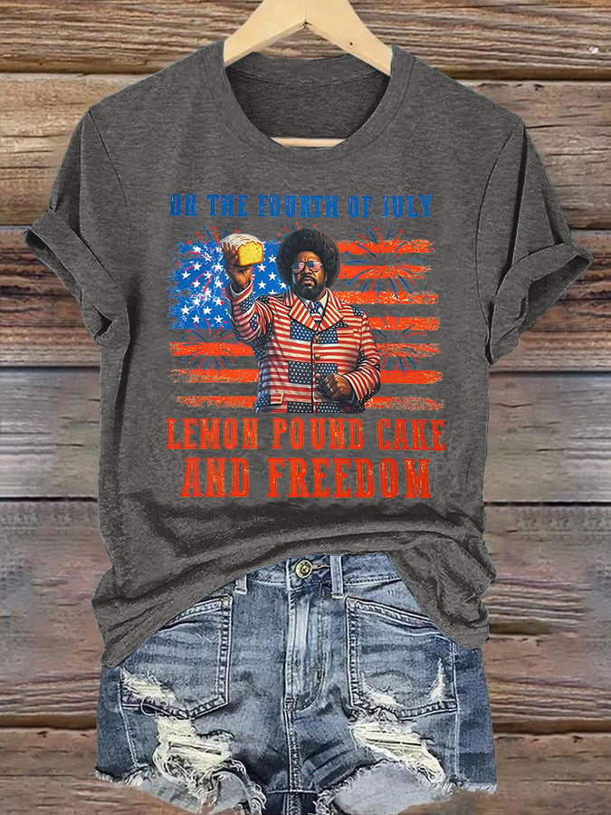 Women's   Lemon Pound Cake  Printed T-Shirt