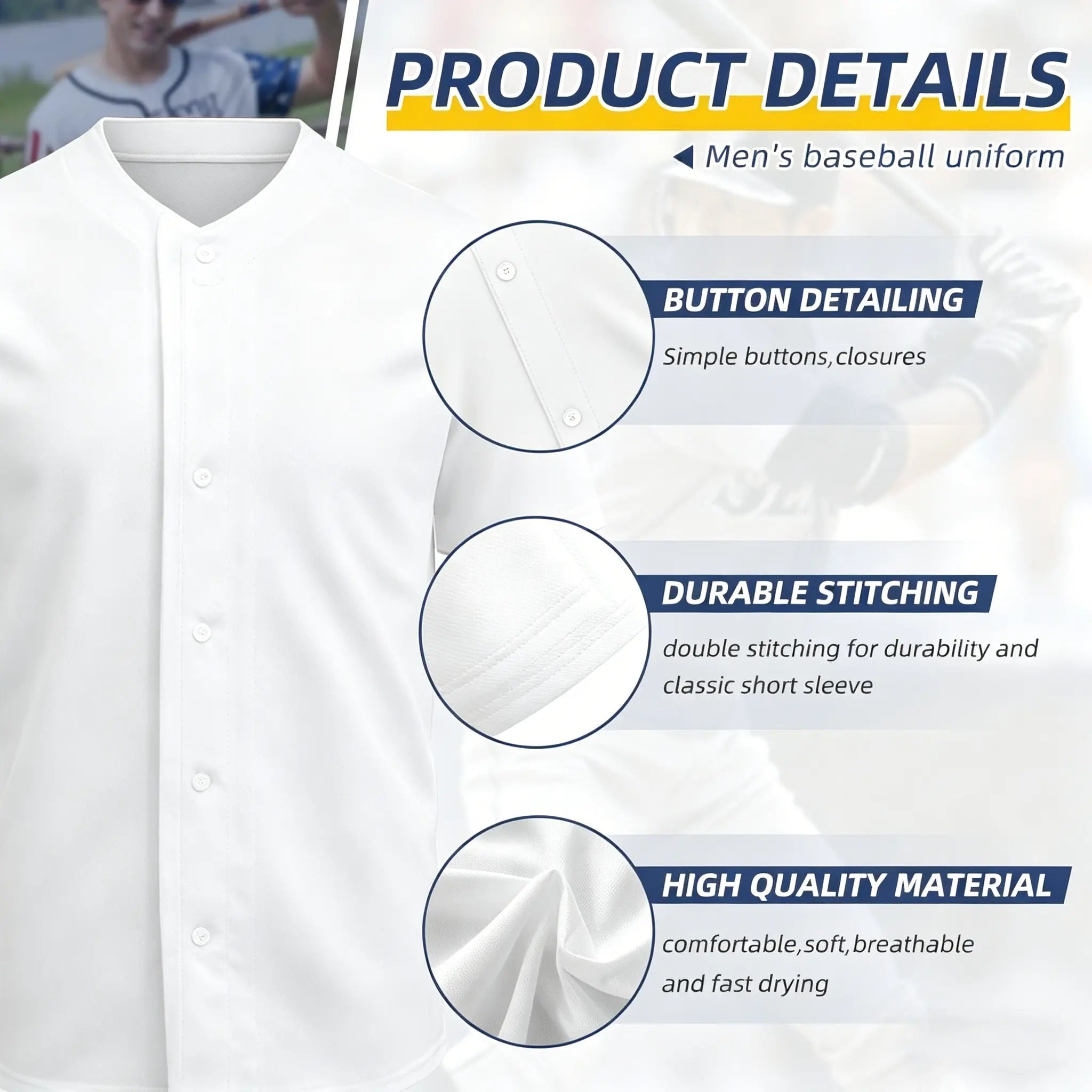 USA 250 Years Baseball Jersey