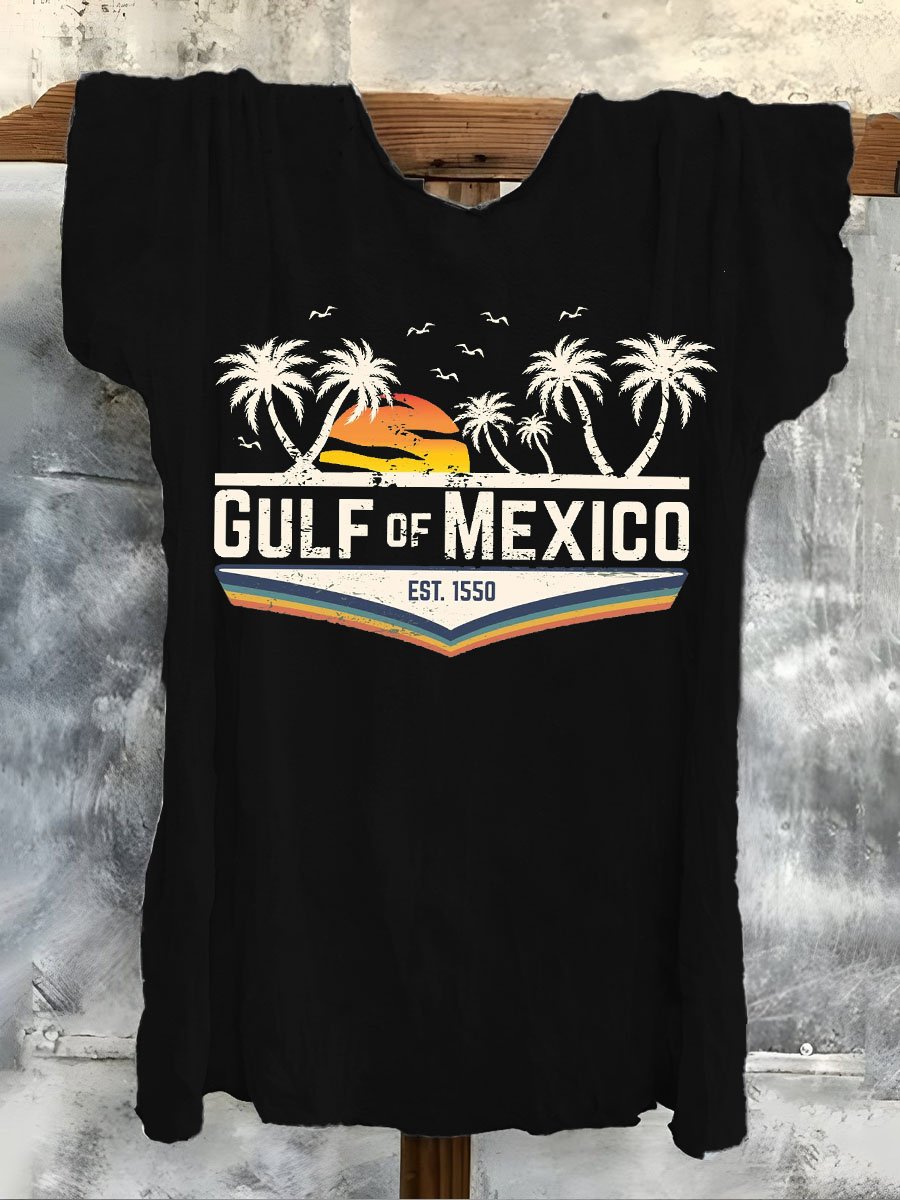 Women's Gulf Of Mexico Print T-Shirt