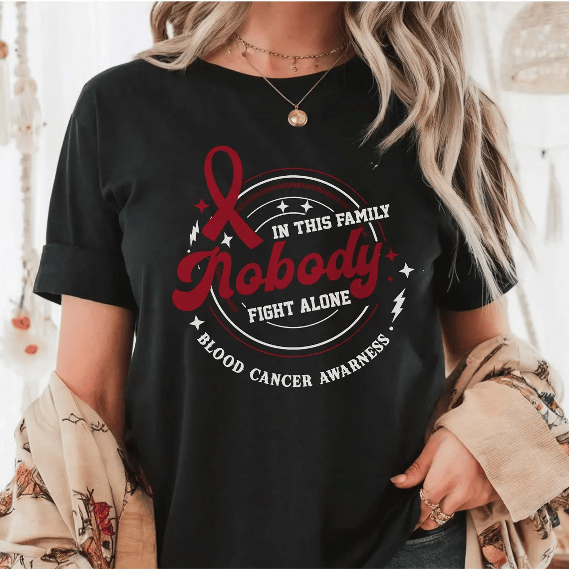 Blood Cancer Awareness Shirt • Comfort Colors Tee, Support Gift