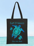 Unisex Gulf Of Mexico Casual Canvas Bag