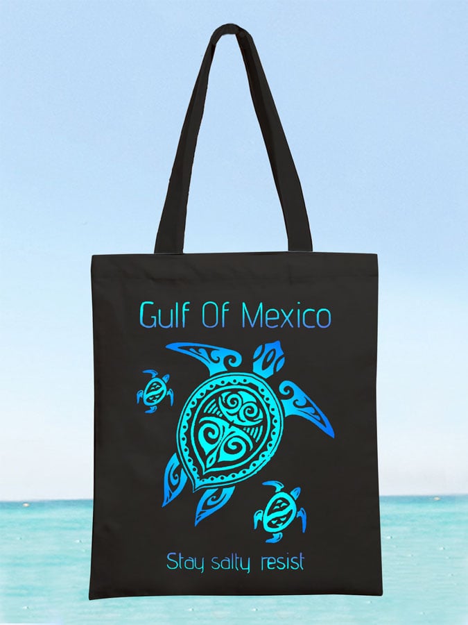 Unisex Gulf Of Mexico Casual Canvas Bag