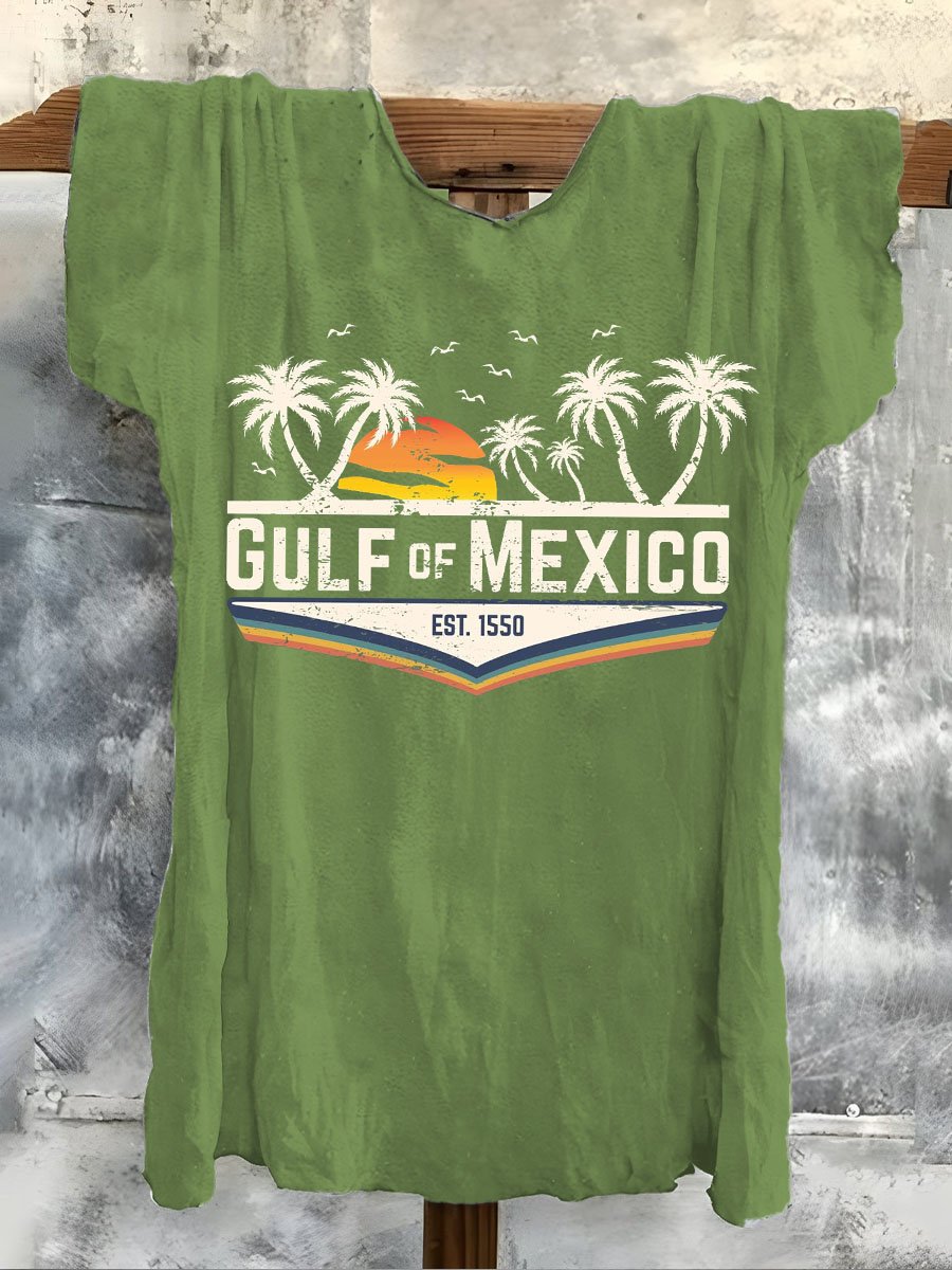 Women's Gulf Of Mexico Print T-Shirt